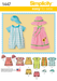 Simplicity Pattern 1447 Babies' Romper, Dress, Top, Panties & Hats from Jaycotts Sewing Supplies