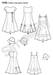 Simplicity Pattern 1456 Girls' Dress with Bodice Variations & Hat from Jaycotts Sewing Supplies