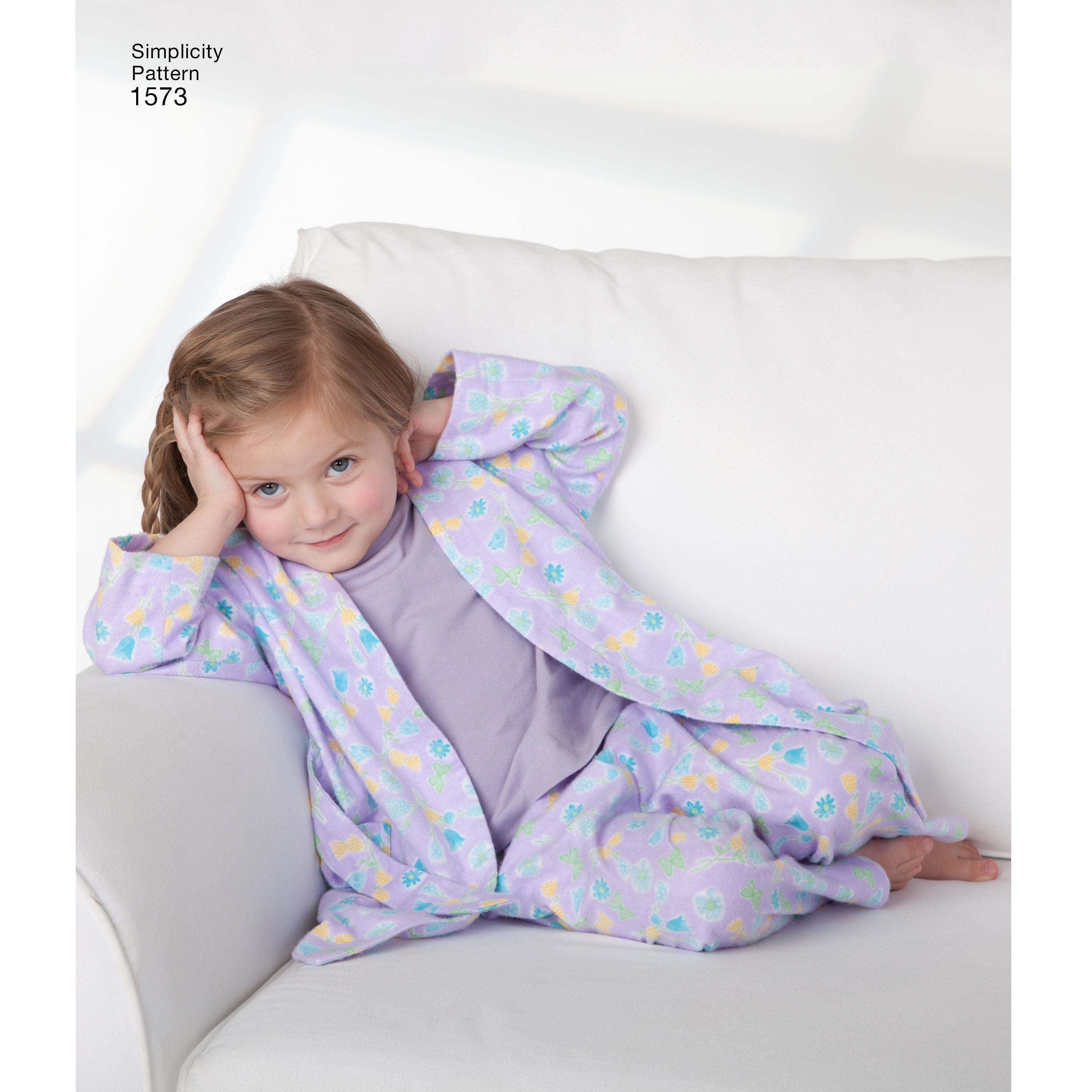 Simplicity Pattern 1573 Toddlers' and Child's robe, pants from Jaycotts Sewing Supplies