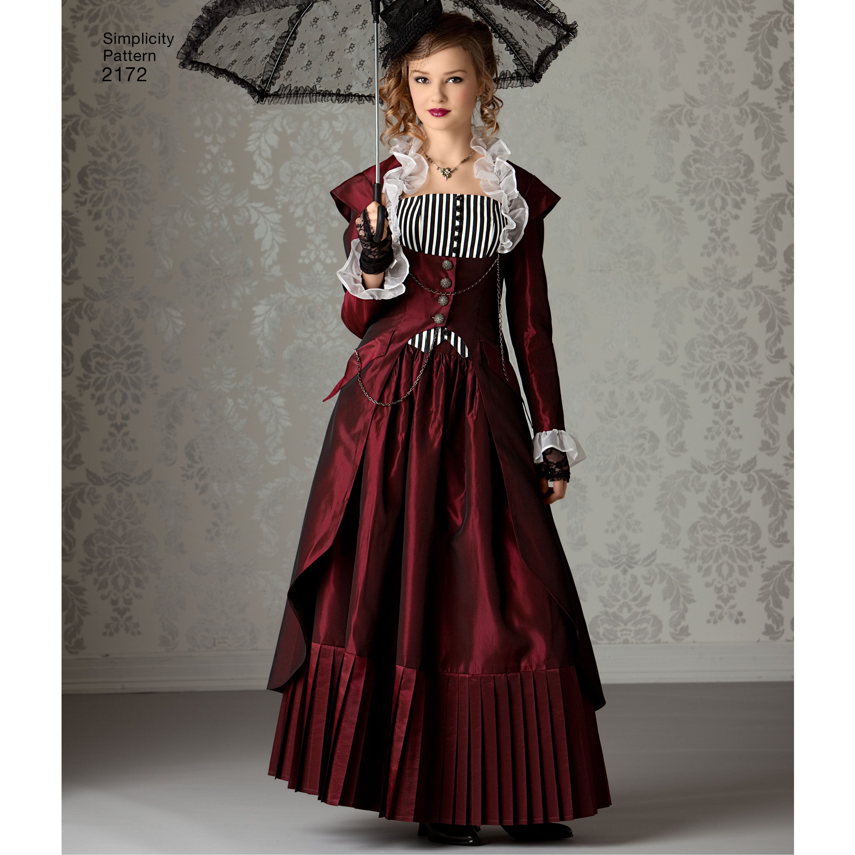 Simplicity Pattern 2172 Misses' Victorian era Costume | by Theresa LaQuey from Jaycotts Sewing Supplies