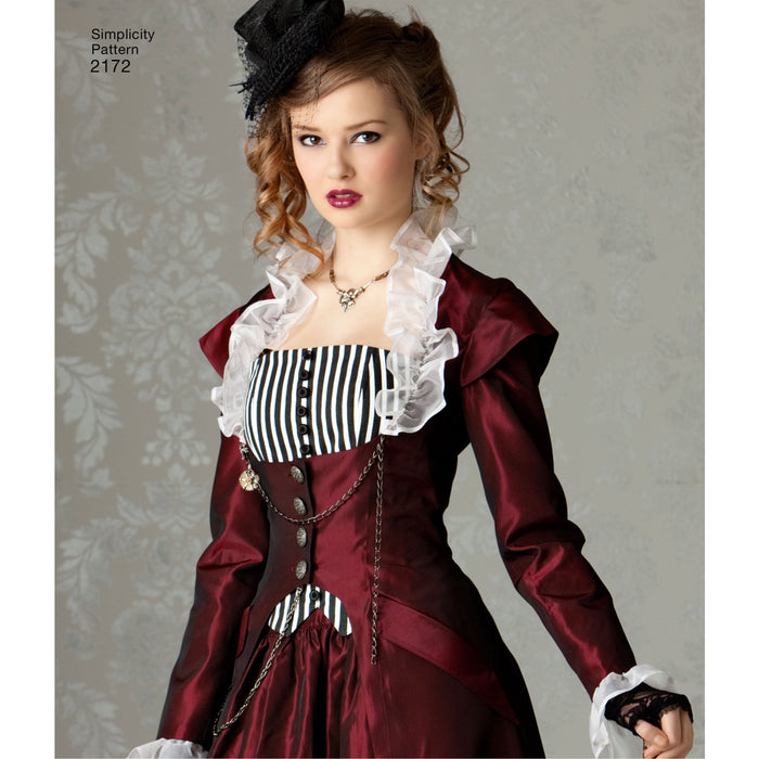 Simplicity Pattern 2172 Misses' Victorian era Costume | by Theresa LaQuey from Jaycotts Sewing Supplies