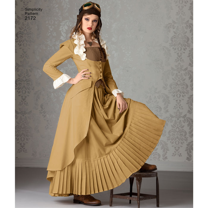 Simplicity Pattern 2172 Misses' Victorian era Costume | by Theresa LaQuey from Jaycotts Sewing Supplies