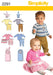 Simplicity Pattern 2291 Babies' Separates from Jaycotts Sewing Supplies
