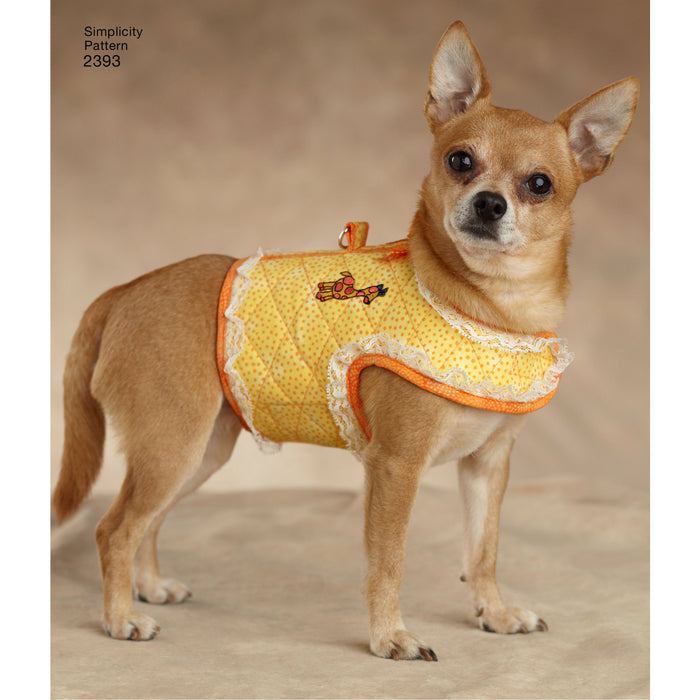 Simplicity Pattern: S2393 Small Dog Clothes — jaycotts.co.uk - Sewing Supplies simplicity-pattern-s2393-small-dog-clothes-jaycotts-co-uk-sewing-supplies