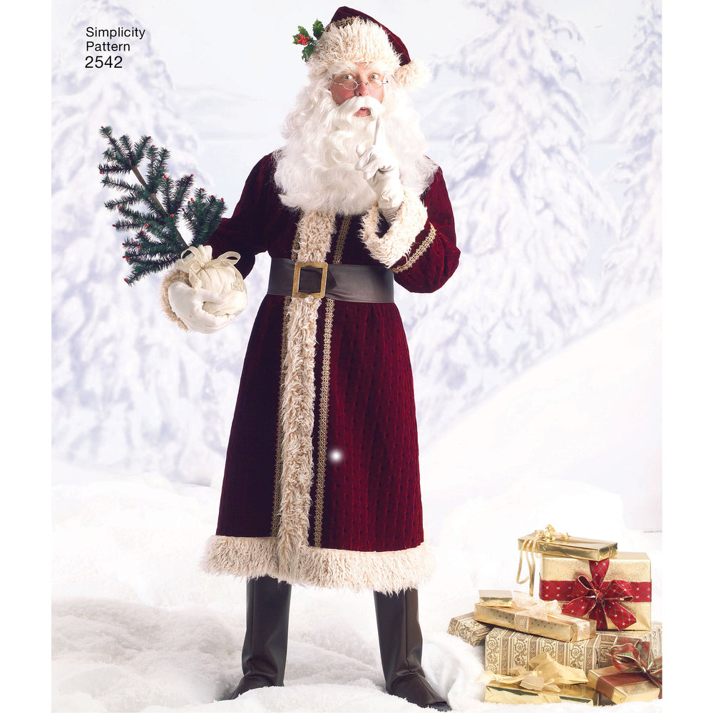 Simplicity Pattern 2542 Father Christmas Costumes | by Andrea Schewe from Jaycotts Sewing Supplies