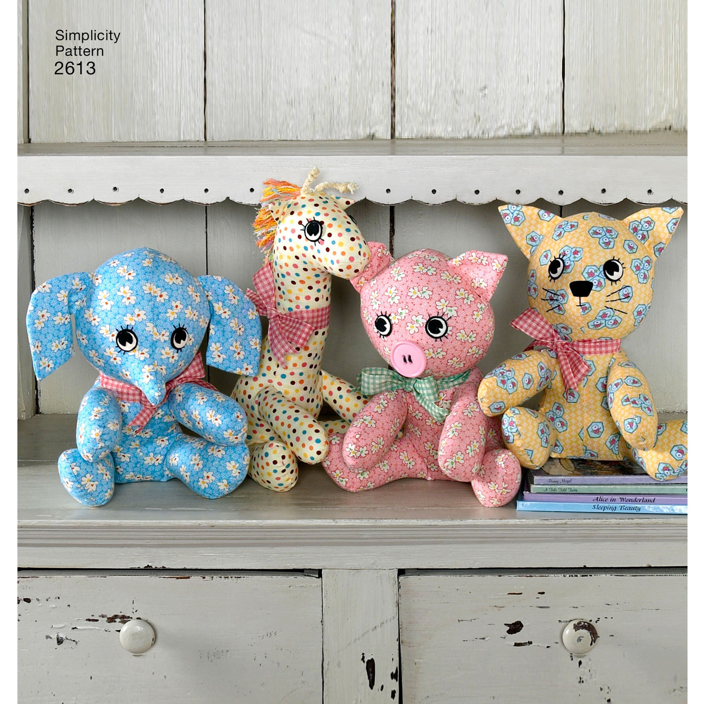 Simplicity Pattern: S2613 Stuffed Animals — jaycotts.co.uk - Sewing ...