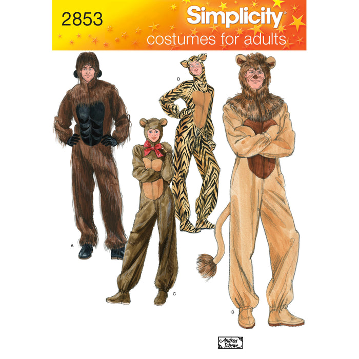 Simplicity Pattern 2853 For Kings and Queens of the jungle! from Jaycotts Sewing Supplies