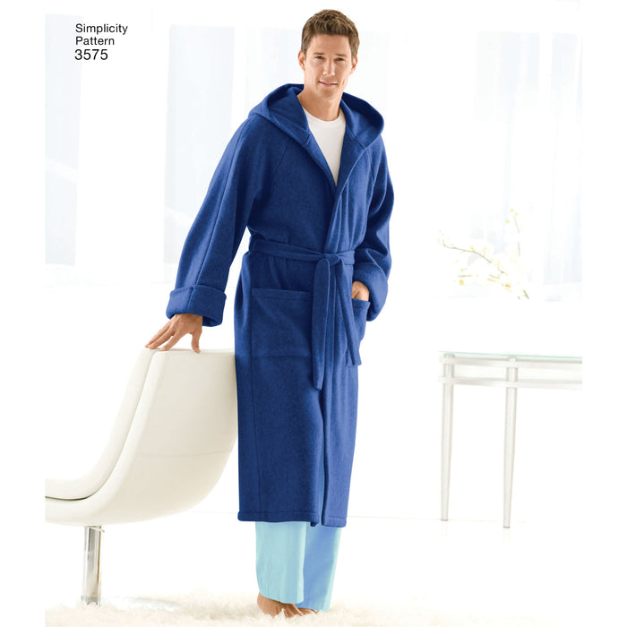 Simplicity Pattern 3575 Unisex Child, Teen and Adult Robe. from Jaycotts Sewing Supplies