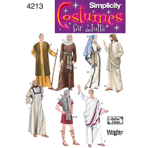 Simplicity Pattern 4213 Biblical costumes for men and women. from Jaycotts Sewing Supplies