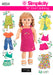 Simplicity Pattern 4654 18" Doll Clothes from Jaycotts Sewing Supplies