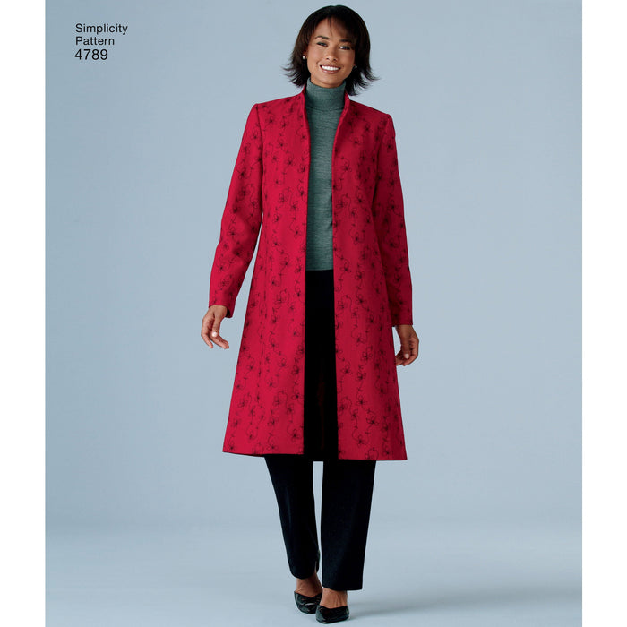 Simplicity Pattern 4789 Misses'/Plus Size Pants, Vest, Jacket and Jumper from Jaycotts Sewing Supplies