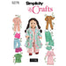 Simplicity Pattern 5276   Sleepwear for 18" Dolls. from Jaycotts Sewing Supplies