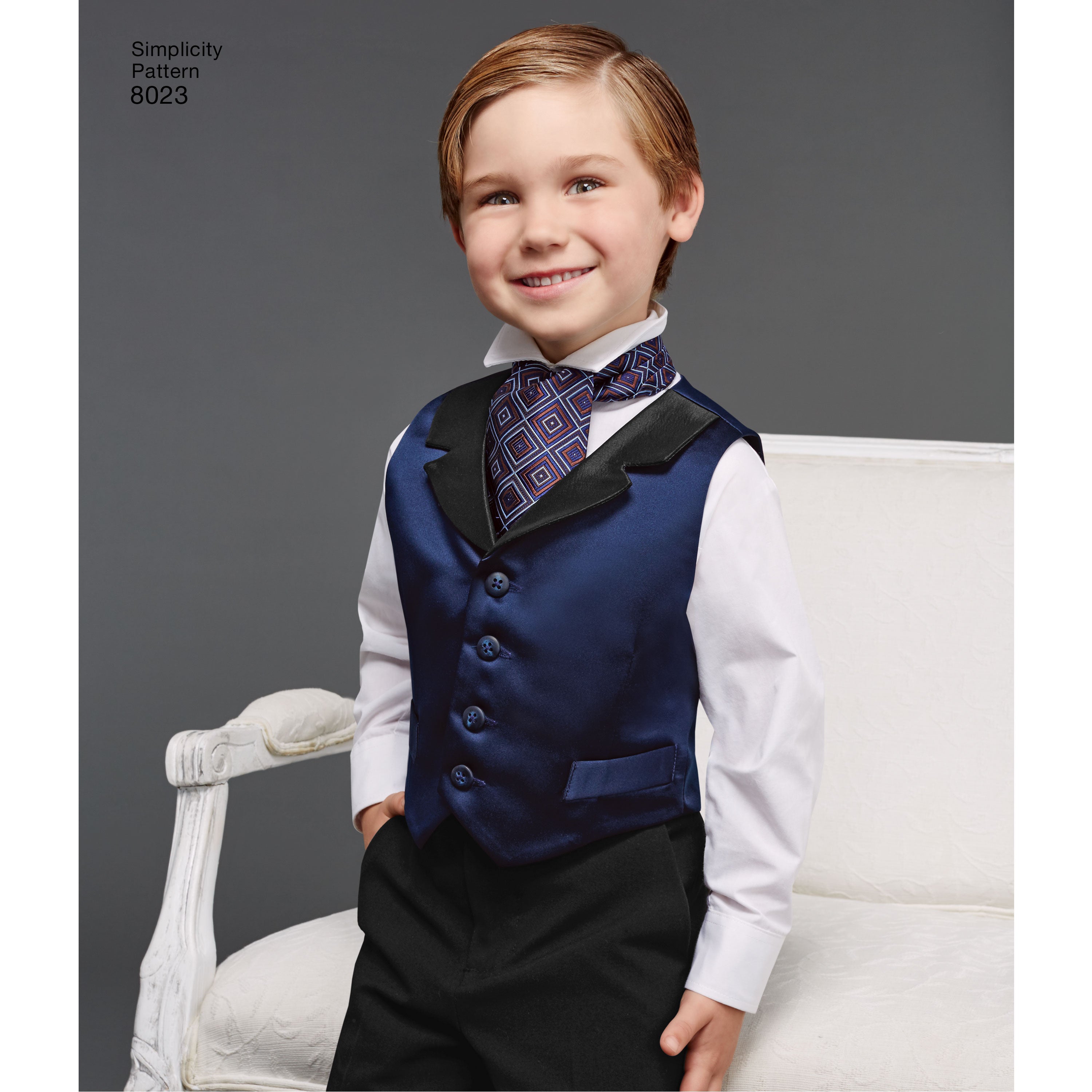 Simplicity Pattern 8023 Boy's and men's special occasion accessories from Jaycotts Sewing Supplies