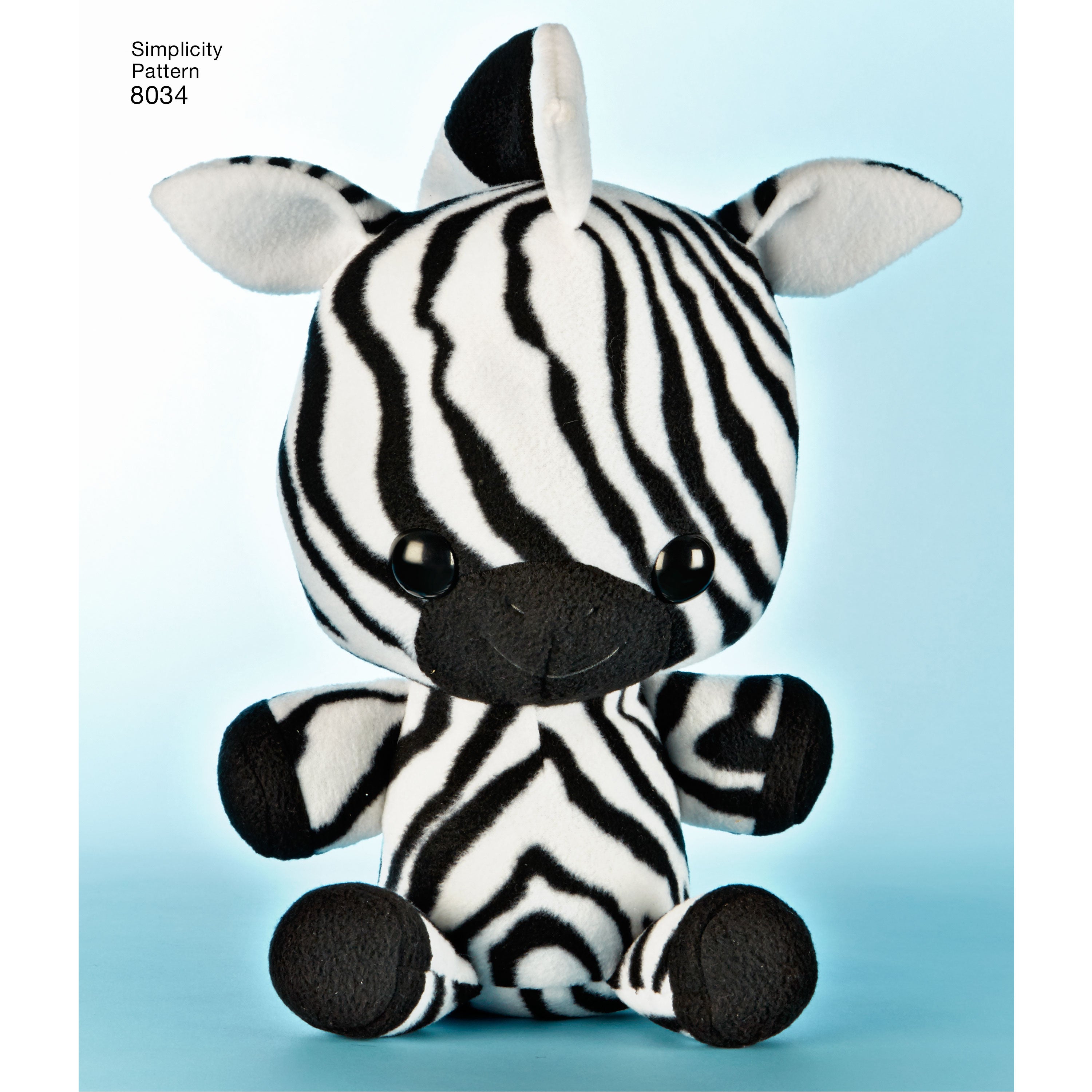 Simplicity Pattern 8034 stuffed animals from Jaycotts Sewing Supplies