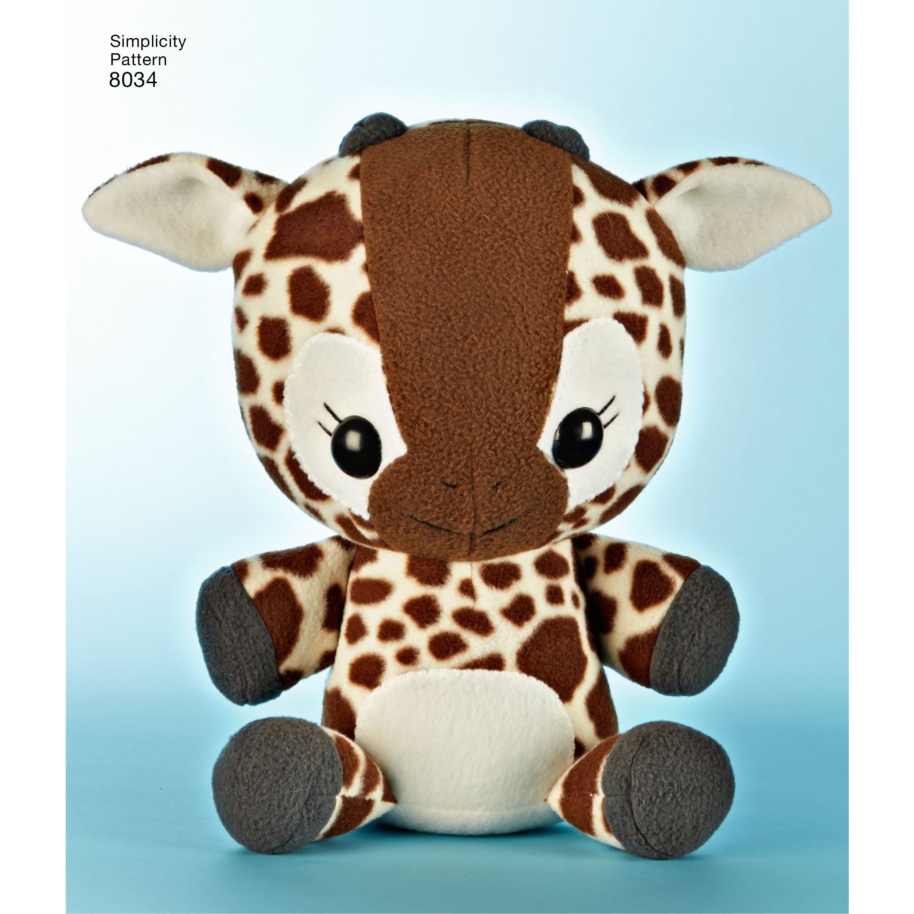 Simplicity Pattern 8034 stuffed animals from Jaycotts Sewing Supplies