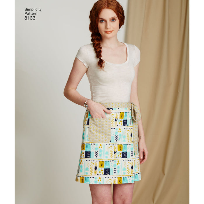 Simplicity Pattern 8133  Learn to Sew skirt pattern for miss from Jaycotts Sewing Supplies