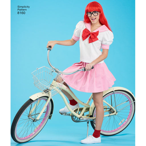 Simplicity Pattern 8160  Effy Sews Cosplay includes pleated skirts from Jaycotts Sewing Supplies