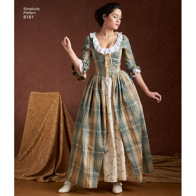 Simplicity Pattern 8161 18th century highland costumes from Jaycotts Sewing Supplies