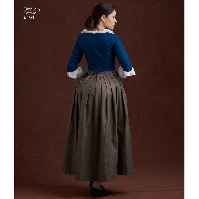 Simplicity Pattern 8161 18th century highland costumes from Jaycotts Sewing Supplies