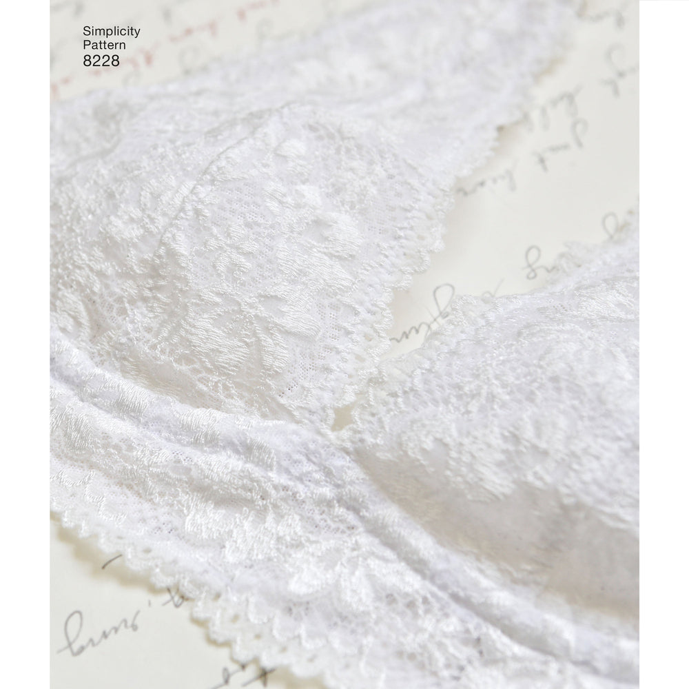 Simplicity Pattern 8228 misses-soft-cup-bras-and-panties from Jaycotts Sewing Supplies
