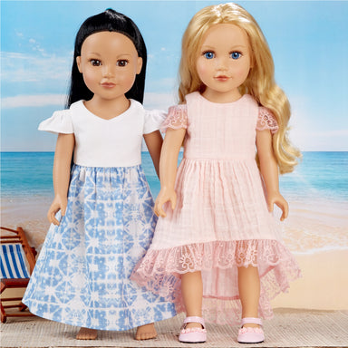 Simplicity Pattern 8903 Dresses for 18inch (45.5cm) dolls.' from Jaycotts Sewing Supplies