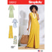 Simplicity Pattern 8912 Missesâ€™ slip-on maxi or short dresse from Jaycotts Sewing Supplies