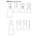 Simplicity Pattern 8914 Missesâ€™ dresses with elasticated wais from Jaycotts Sewing Supplies