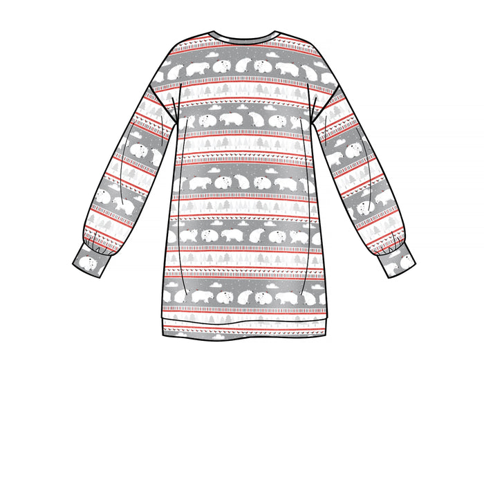 Simplicity Sewing Pattern 8947 Knit Sweatshirt Mini Dresses from Jaycotts Sewing Supplies