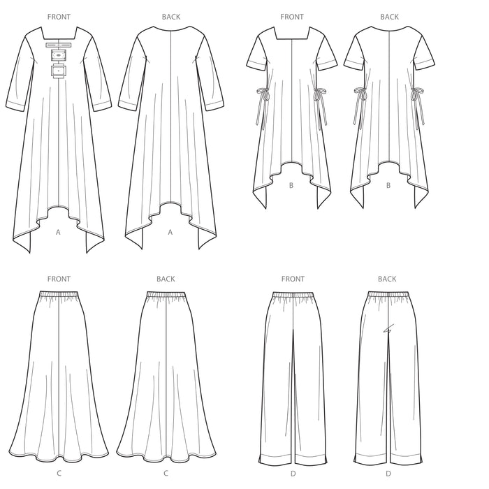 Simplicity 8960 Dress Or Tunic, Skirt and Pants — jaycotts.co.uk ...