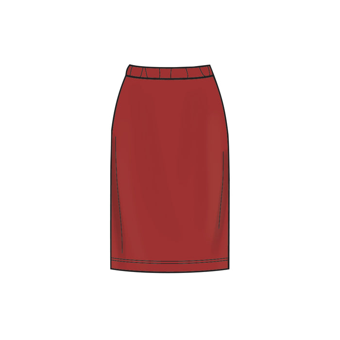 V8982 Pattern Simplicity Sewing Pattern 8982 Knit Dress, Tops, Skirts — jaycotts.co ...