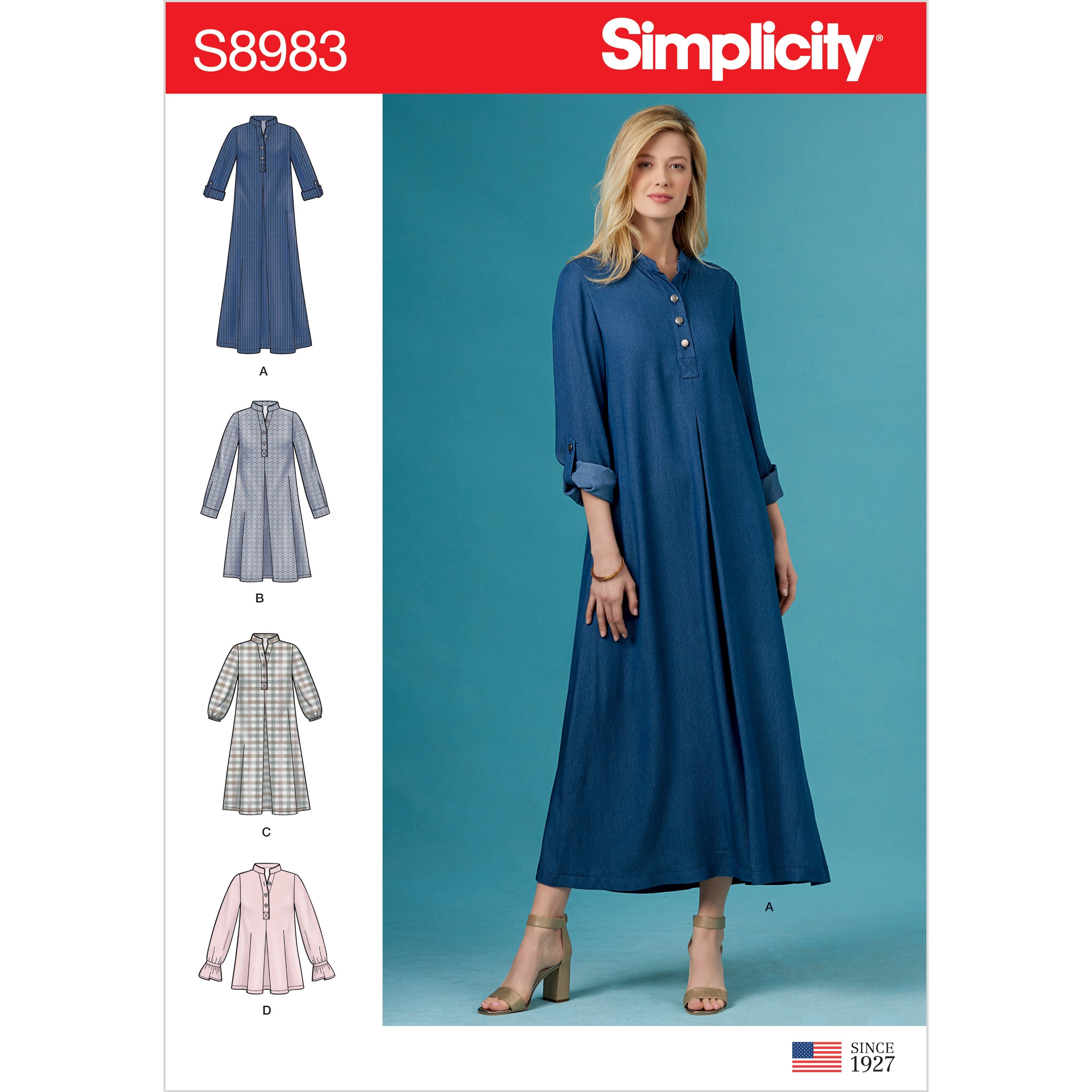 Simplicity Sewing Pattern 8983 Misses' Dresses from Jaycotts Sewing Supplies