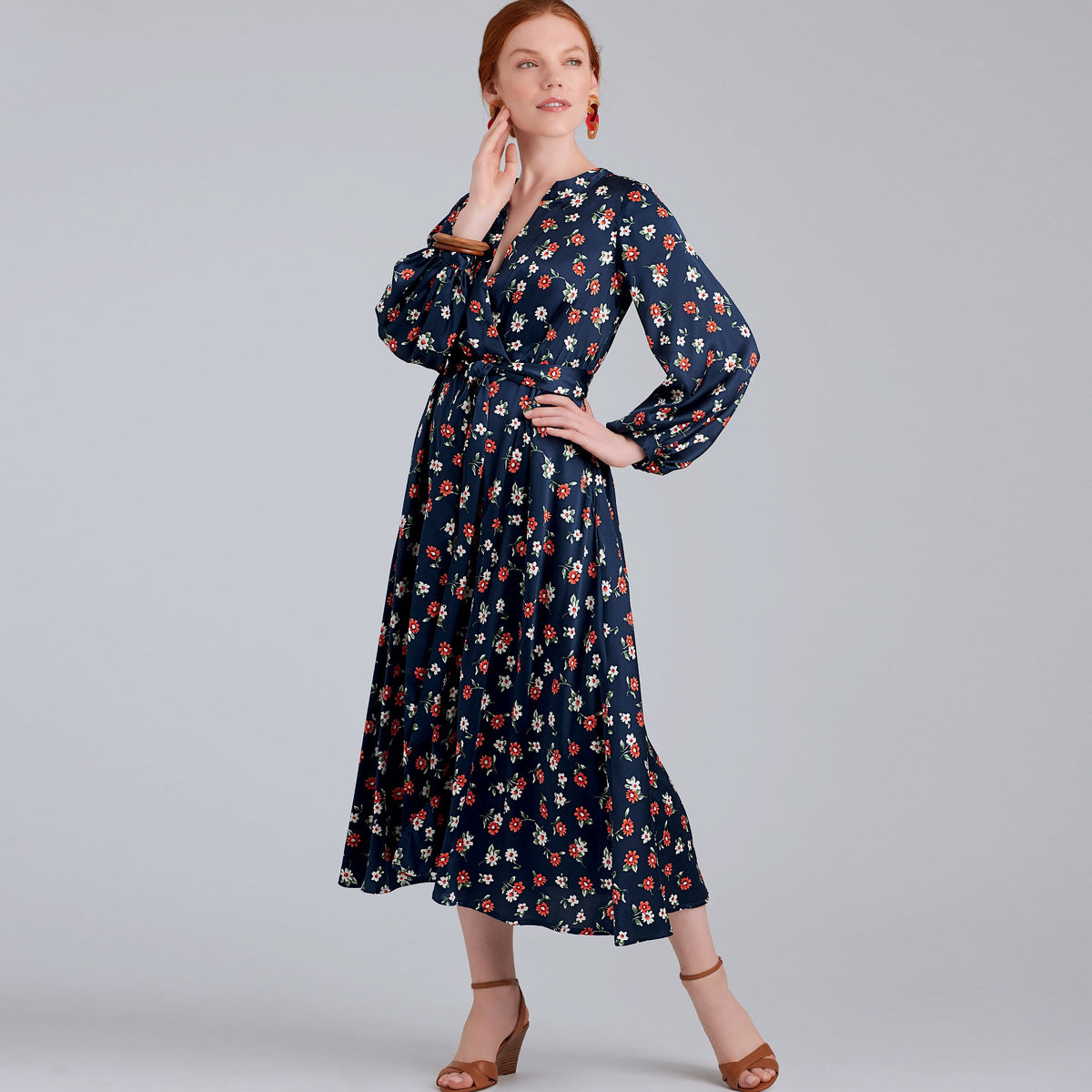 Simplicity Sewing Pattern S9041 Front Tie Dress In Three Lengths