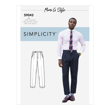 Simplicity Sewing Pattern S9043 Men's Trousers from Jaycotts Sewing Supplies