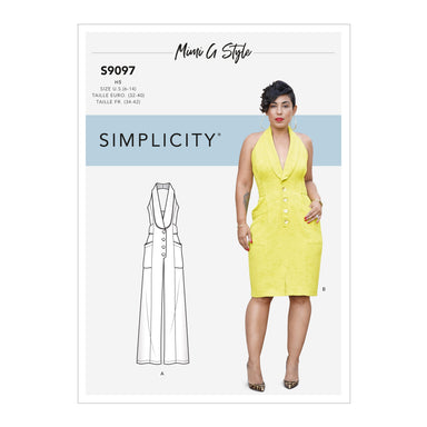 Simplicity S9097 Dress and Jumpsuit Pattern from Jaycotts Sewing Supplies