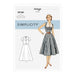 Simplicity Pattern 9105  Vintage Dress With Detachable Collar from Jaycotts Sewing Supplies