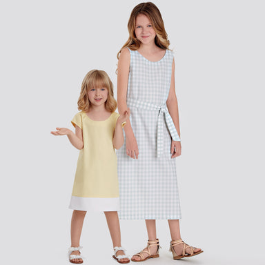 Simplicity Sewing Pattern S9120 Girls' Dresses from Jaycotts Sewing Supplies