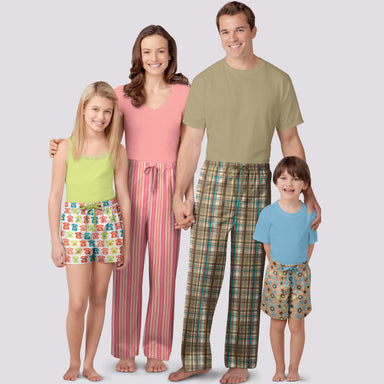 Simplicity Sewing Pattern 9127 Unisex Sleepwear from Jaycotts Sewing Supplies