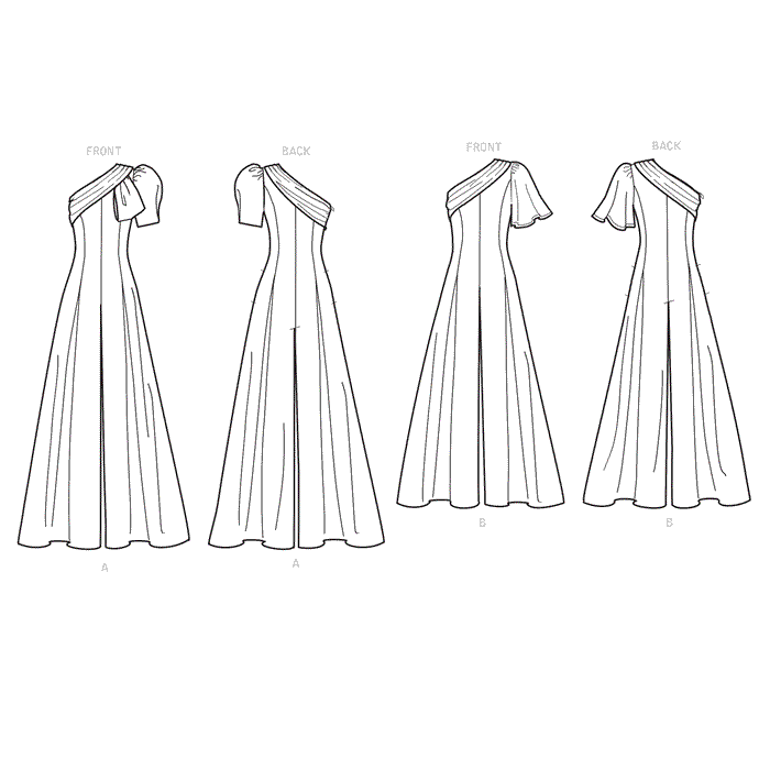 Simplicity Sewing Pattern 9142 Jumpsuit With One Shoulder Drape jaycotts.co.uk - Sewing Supplies Simplicity Sewing Pattern 9142 Jumpsuit With One Shoulder Drape jaycotts.co.uk - Sewing Supplies