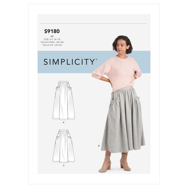 Simplicity 9180 Misses' Skirts Sewing Pattern from Jaycotts Sewing Supplies