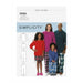 Simplicity 9202 Sleepwear pattern for Men, Women and Children from Jaycotts Sewing Supplies