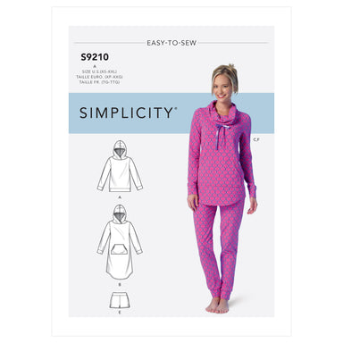 Simplicity Sewing Pattern 9210 Misses' Loungewear from Jaycotts Sewing Supplies