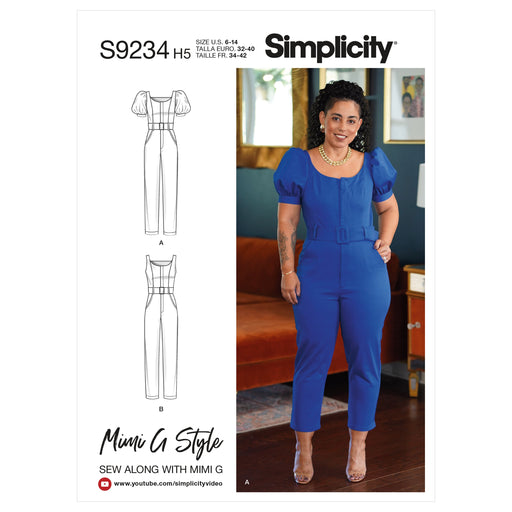 Simplicity Sewing Pattern 9234 Jumpsuit from Jaycotts Sewing Supplies