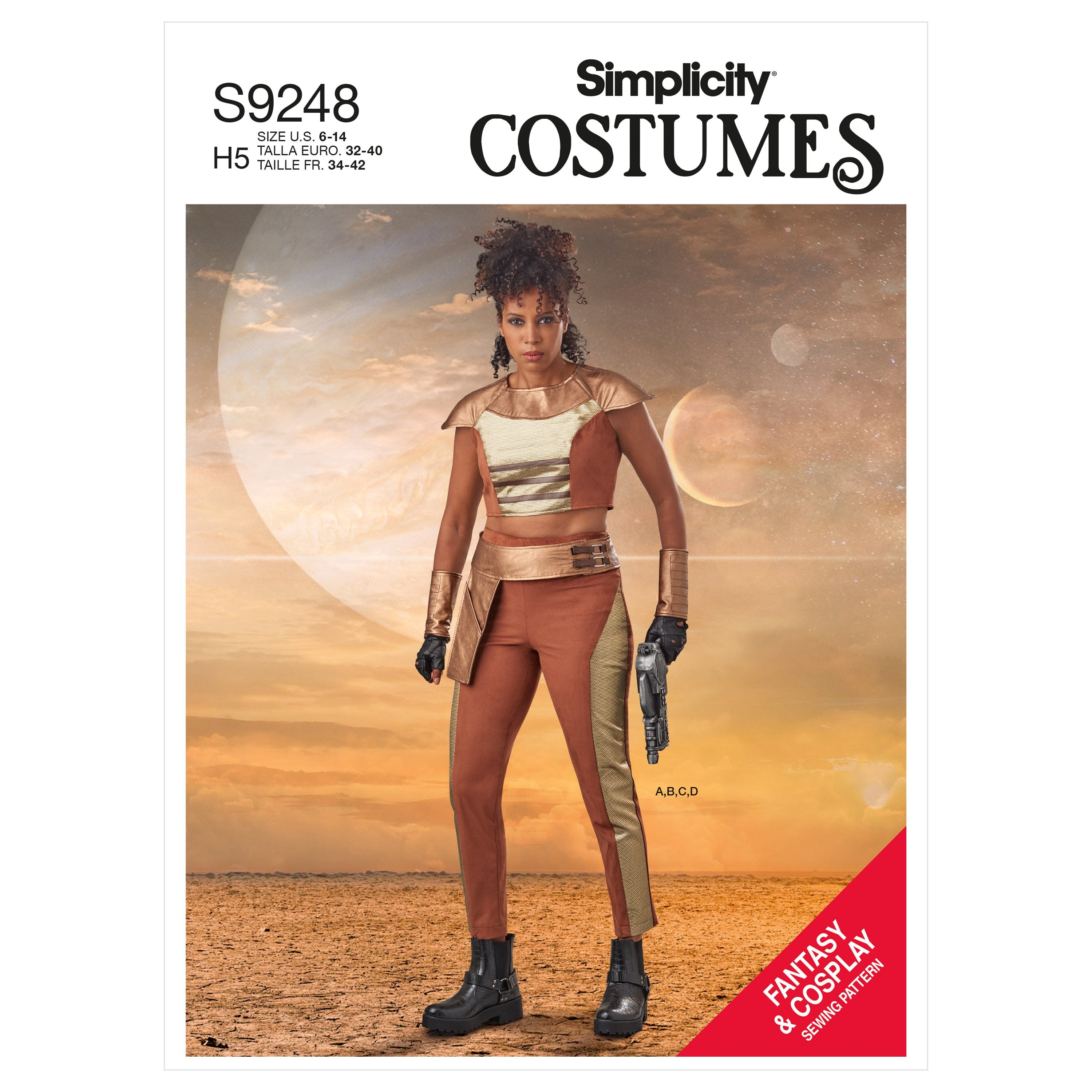 Simplicity Sewing Pattern 9248 Space Jumpsuit Costume from Jaycotts Sewing Supplies