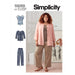 Simplicity Sewing Pattern 9269 Women's Jacket, Knit Top and Pants from Jaycotts Sewing Supplies