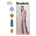Simplicity Sewing Pattern 9270 Tops and Pants In Two Lengths from Jaycotts Sewing Supplies