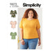 Simplicity Sewing Pattern 9273 Knit Tops With Scoop Neck from Jaycotts Sewing Supplies