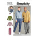 Simplicity Sewing Pattern 9278 Unisex Tops, Trousers and Neckpiece from Jaycotts Sewing Supplies