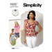 Simplicity Vintage Sewing Pattern 9287 Sweetheart-Neckline Blouses from Jaycotts Sewing Supplies