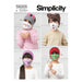 Simplicity Sewing Pattern 9305 Children's Face Masks, Hats and Headbands from Jaycotts Sewing Supplies