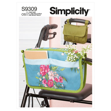 Simplicity 9309 Sewing Pattern for Walker Caddy and Bag from Jaycotts Sewing Supplies